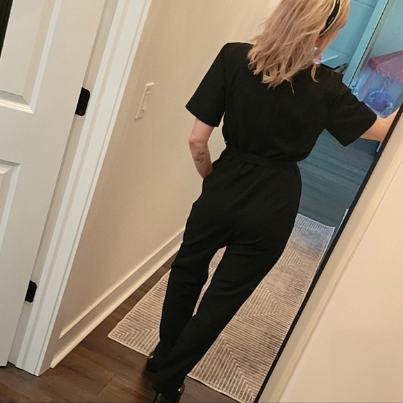 NWOT Just Female Gilda Belted Jumpsuit - Size S - Picture 5 of 11